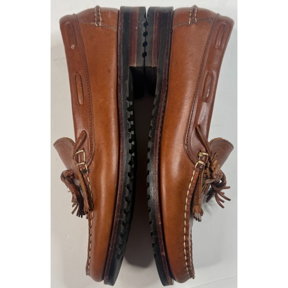 Allen Edmonds Dellwood Men\'s Brown Tasseled Slip‎ On Dress Shoes Size 8.5 D main image 6